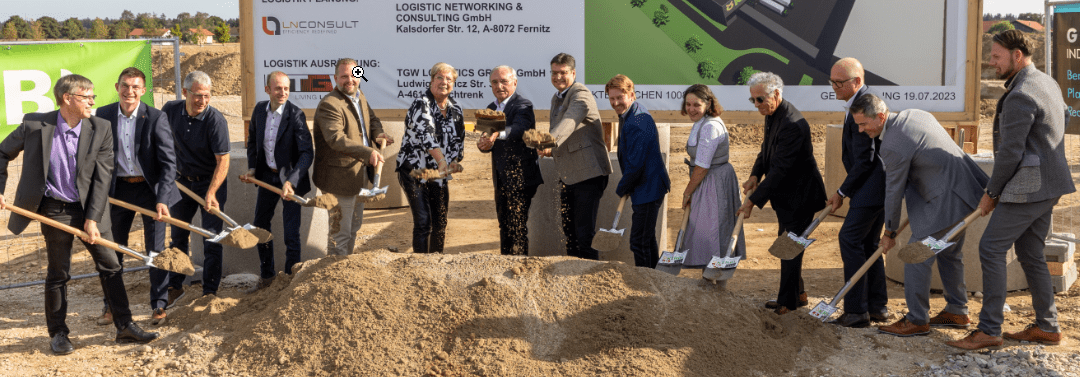 Spatenstich für Erweiterung des Logistikzentrums der Albert Kerbl GmbH