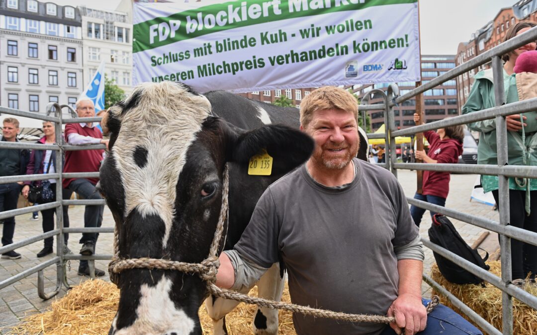 Milchbauern wollen Preise verhandeln können!